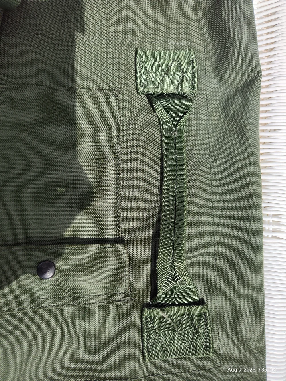 Olive Green Men's Duffel Backpack - Classic Military Style